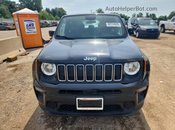 ZACNJBAB8LPL25375 2020 JEEP RENEGADE Black Դիմացի տեսք