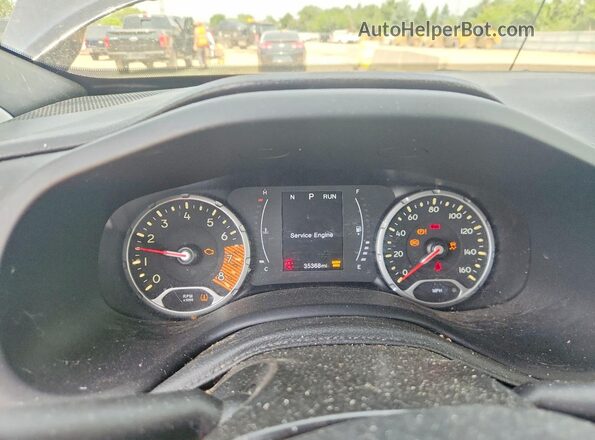 ZACNJBAB8LPL25375 2020 JEEP RENEGADE Black Սարքավորումների վահանակի տեսք