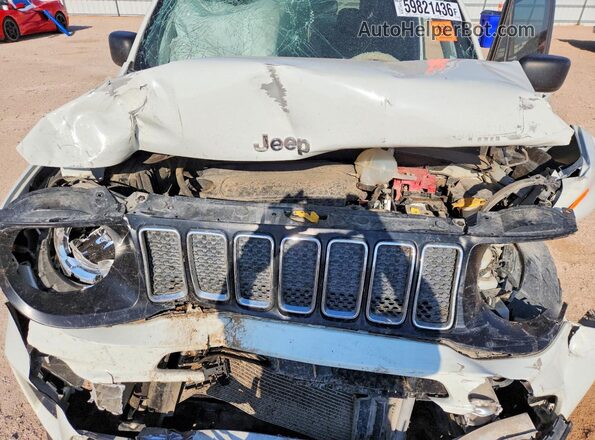 ZACNJBAB8LPL49367 2020 JEEP RENEGADE White Вид підкапотного простору