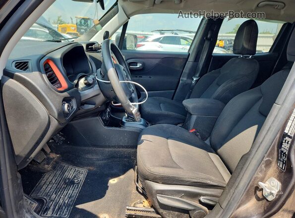 ZACNJBAB9LPL00260 2020 JEEP RENEGADE Gray Widok wnętrza z przodu