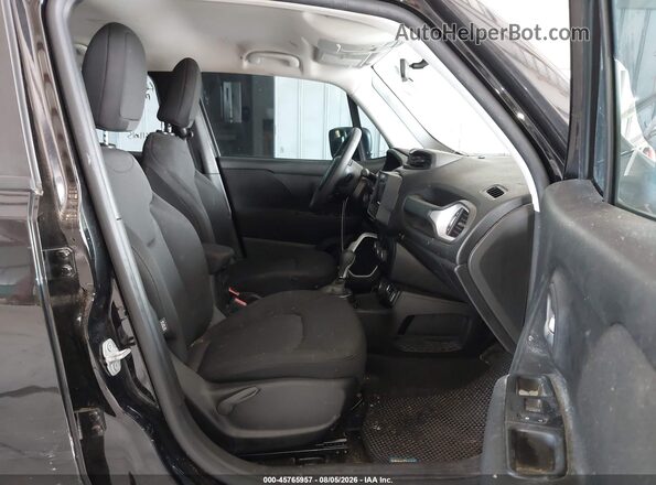 ZACNJBAB9LPL44629 2020 JEEP RENEGADE Black Widok wnętrza z przodu