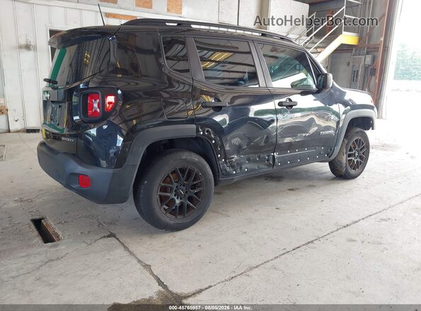 ZACNJBAB9LPL44629 2020 JEEP RENEGADE Black Tył prawy