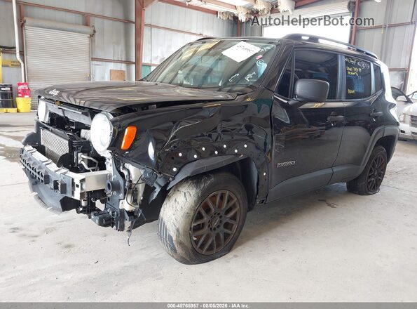 ZACNJBAB9LPL44629 2020 JEEP RENEGADE Black Widok z przodu