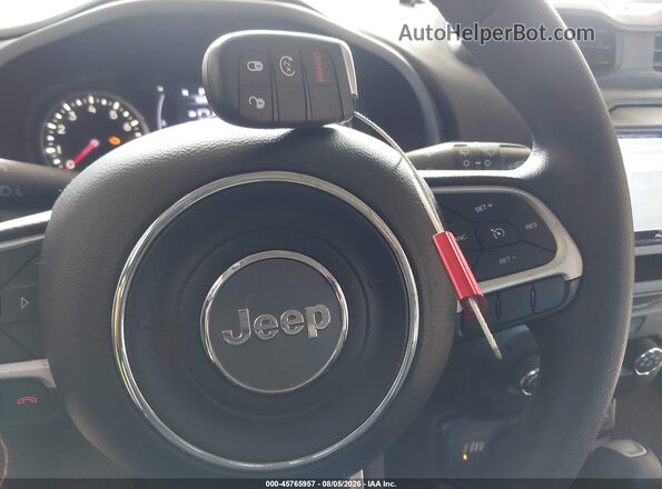 ZACNJBAB9LPL44629 2020 JEEP RENEGADE Black Widok deski rozdzielczej