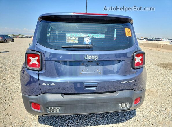 ZACNJBABXLPL32943 2020 JEEP RENEGADE Blue Вид ззаду