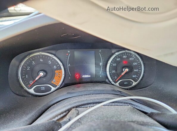 ZACNJBABXLPL32943 2020 JEEP RENEGADE Blue Вид щитка приладів