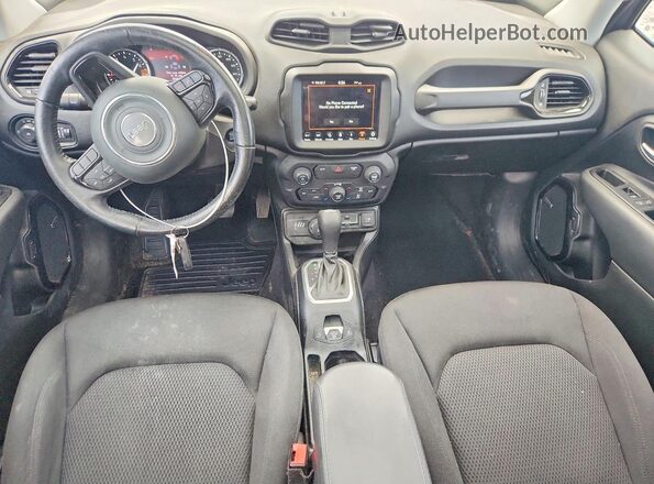ZACNJBB15LPL22729 2020 JEEP RENEGADE Gray Вид панелі приладів