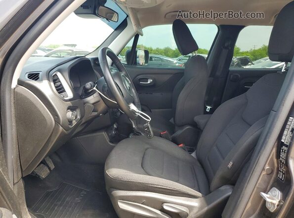 ZACNJBBB0KPK46554 2019 JEEP RENEGADE Gray Widok wnętrza z przodu
