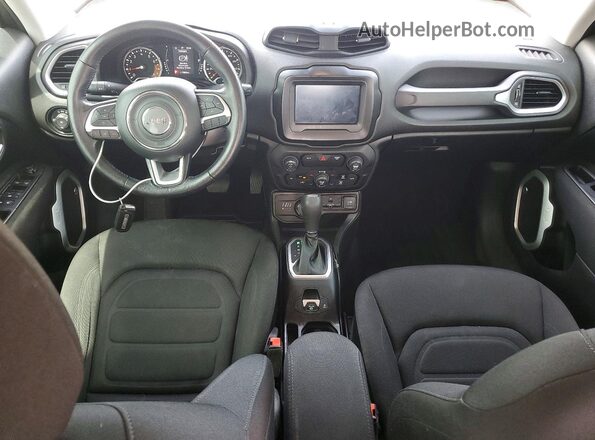 ZACNJBBB0KPK46554 2019 JEEP RENEGADE Gray Widok deski rozdzielczej