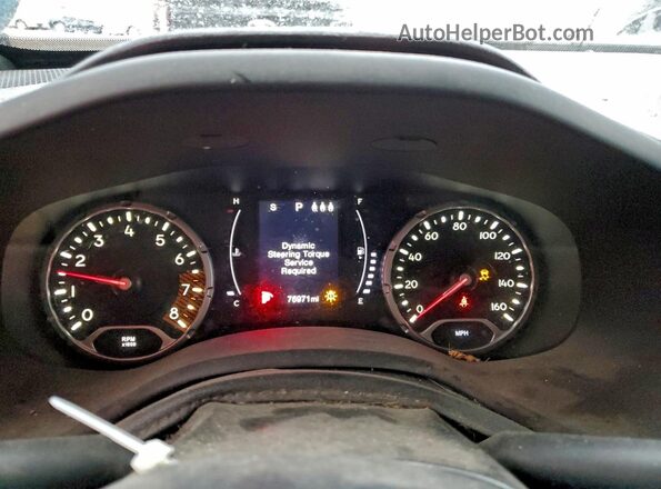 ZACNJBBB0KPK81952 2019 JEEP RENEGADE Синий Вид щитка приборов