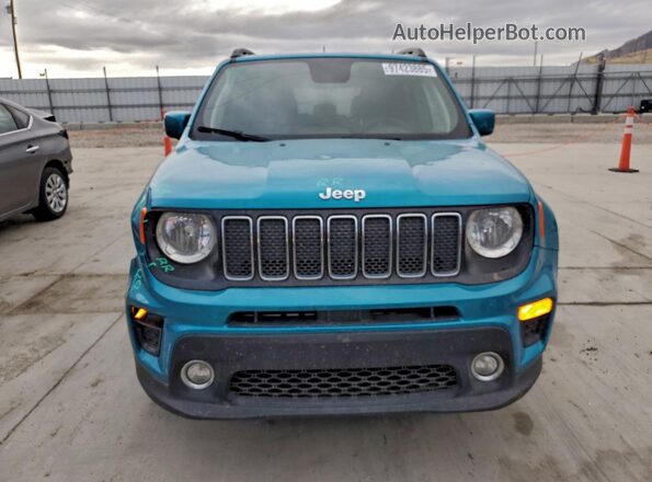 ZACNJBBB0KPK81952 2019 JEEP RENEGADE Синий Вид спереди