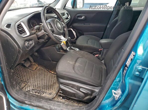 ZACNJBBB0KPK81952 2019 JEEP RENEGADE Синий Вид салона спереди