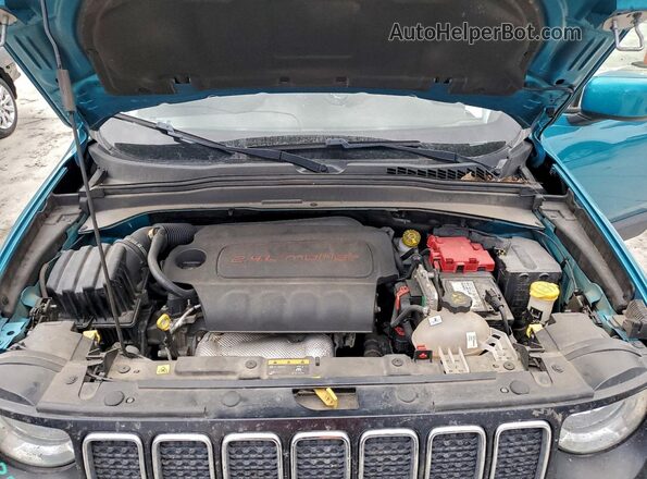 ZACNJBBB0KPK81952 2019 JEEP RENEGADE Синий Вид задней части салона