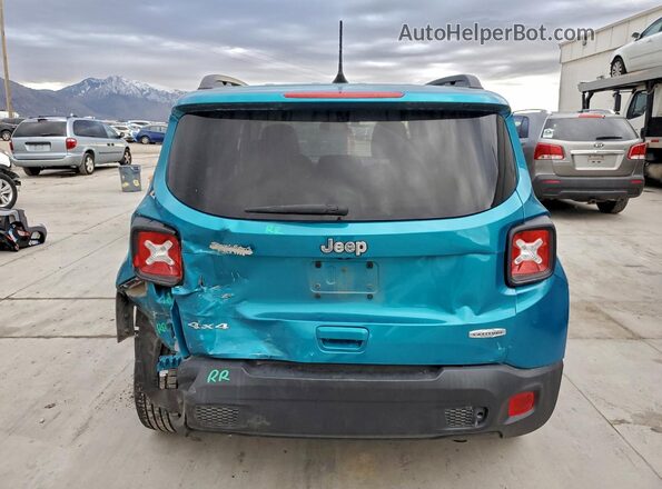ZACNJBBB0KPK81952 2019 JEEP RENEGADE Синий Вид сзади