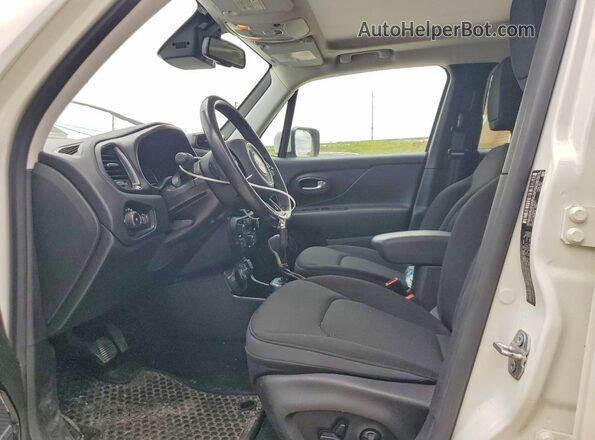 ZACNJBBB1LPL89353 2020 JEEP RENEGADE Белый Вид салона спереди