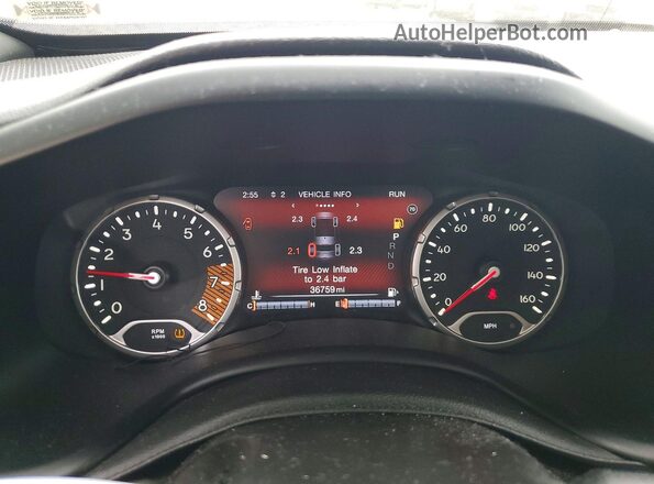 ZACNJBBB1LPL89353 2020 JEEP RENEGADE Белый Вид щитка приборов