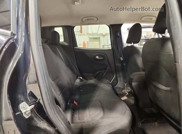 ZACNJBBB3LPL39649 2020 JEEP RENEGADE Black Вид задньої частини салону