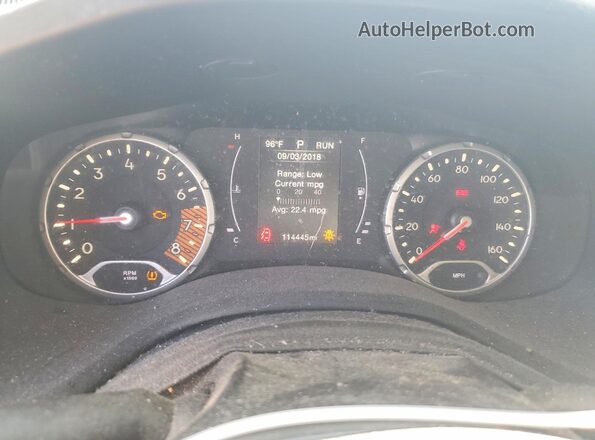 ZACNJBBB5KPJ76369 2019 JEEP RENEGADE Черный Вид щитка приборов