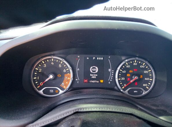 ZACNJBBB5KPK60577 2019 JEEP RENEGADE Silver Սարքավորումների վահանակի տեսք