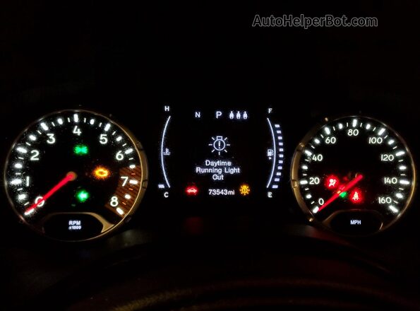 ZACNJBBB5KPK71899 2019 JEEP RENEGADE White Widok zestawu wskaźników