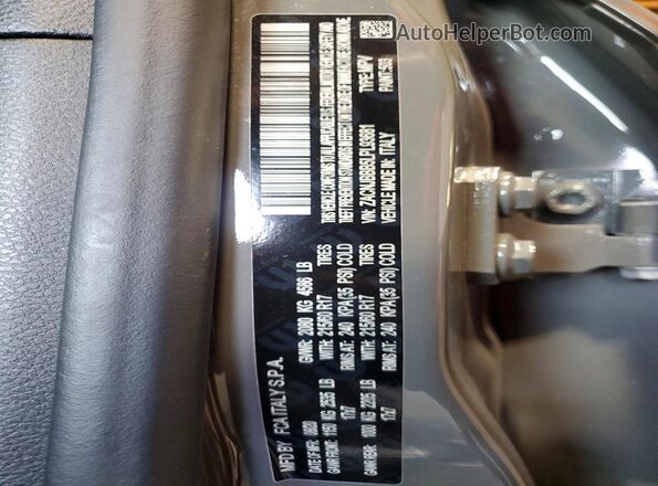ZACNJBBB5LPL93681 2020 JEEP RENEGADE Gray VIN კოდის სტიკერის ხედი