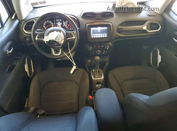 ZACNJBBB6LPL74864 2020 JEEP RENEGADE Blue Вид панелі приладів