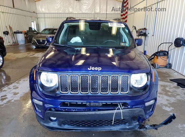 ZACNJBBB6LPL74864 2020 JEEP RENEGADE Blue Вид спереду