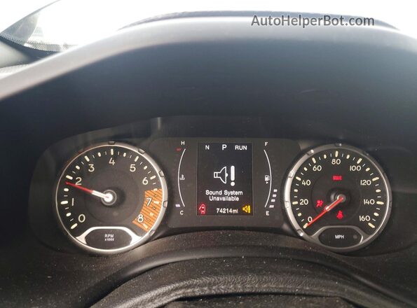 ZACNJBBB7LPL00739 2020 JEEP RENEGADE Black Widok zestawu wskaźników