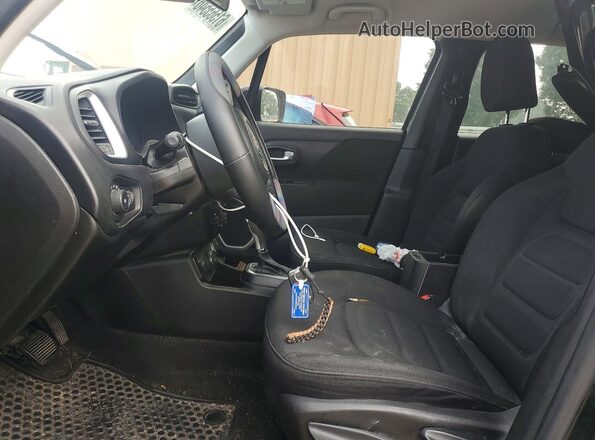ZACNJBBB7LPL00739 2020 JEEP RENEGADE Black Widok wnętrza z przodu
