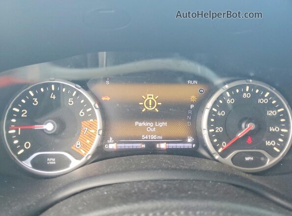 ZACNJBBB7LPL06329 2020 JEEP RENEGADE Серый Вид щитка приборов