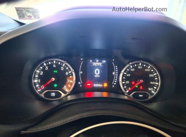 ZACNJBBB7LPL98526 2020 JEEP RENEGADE Серый Вид щитка приборов