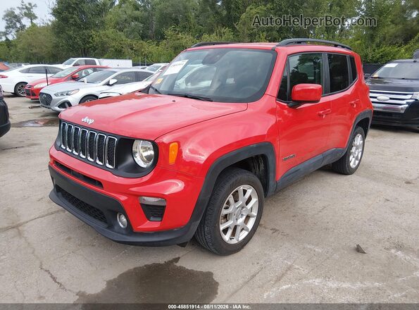 ZACNJBBB8LPL98731 2020 JEEP RENEGADE Красный Передняя левая четверть
