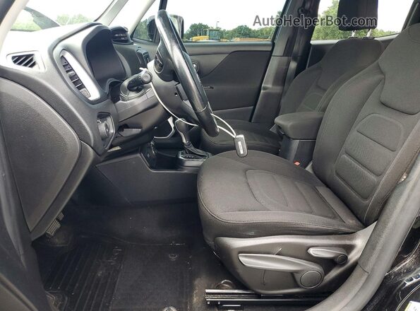 ZACNJBBB9KPJ84779 2019 JEEP RENEGADE Black წინა სალონის ხედი