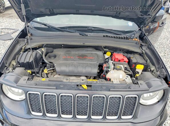 ZACNJBBB9KPJ84779 2019 JEEP RENEGADE Black ძრავის განყოფილების ხედი