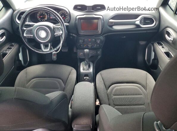 ZACNJBBB9KPJ84779 2019 JEEP RENEGADE Black წინა პანელის ხედი