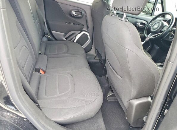 ZACNJBBB9KPJ84779 2019 JEEP RENEGADE Black უკანა სალონის ხედი