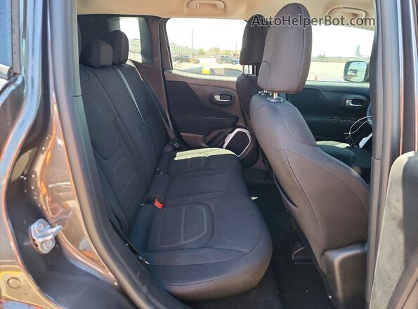 ZACNJBBB9KPK04206 2019 JEEP RENEGADE Gray Widok tylnych siedzeń