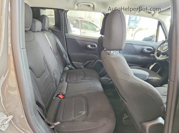 ZACNJBBBXKPK41796 2019 JEEP RENEGADE Gray Widok wnętrza z tyłu