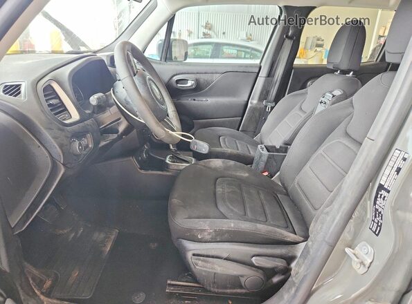 ZACNJBBBXKPK41796 2019 JEEP RENEGADE Gray Widok wnętrza z przodu