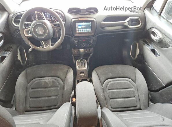 ZACNJBBBXKPK41796 2019 JEEP RENEGADE Gray Widok deski rozdzielczej