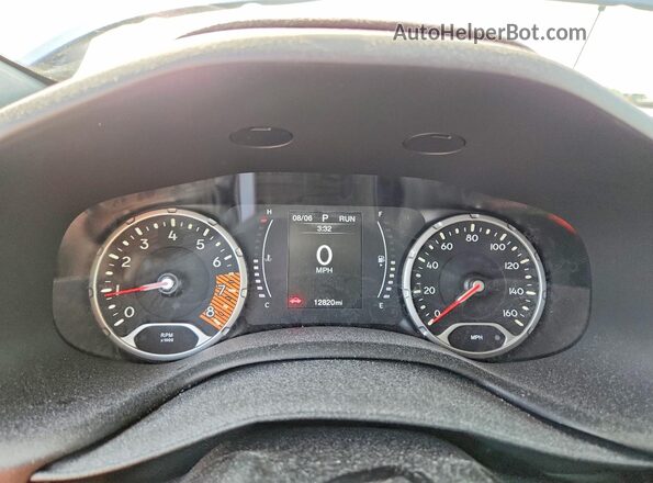 ZACNJBBBXLPL72860 2020 JEEP RENEGADE Purple Սարքավորումների վահանակի տեսք