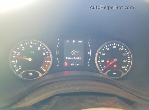 ZACNJBBBXLPL90288 2020 JEEP RENEGADE Синий Вид щитка приборов