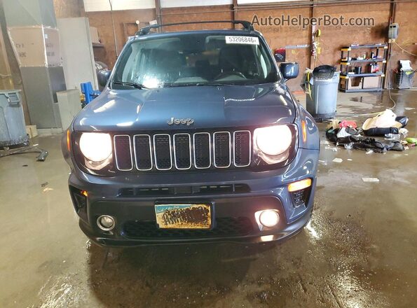 ZACNJBBBXLPL90288 2020 JEEP RENEGADE Синий Вид спереди
