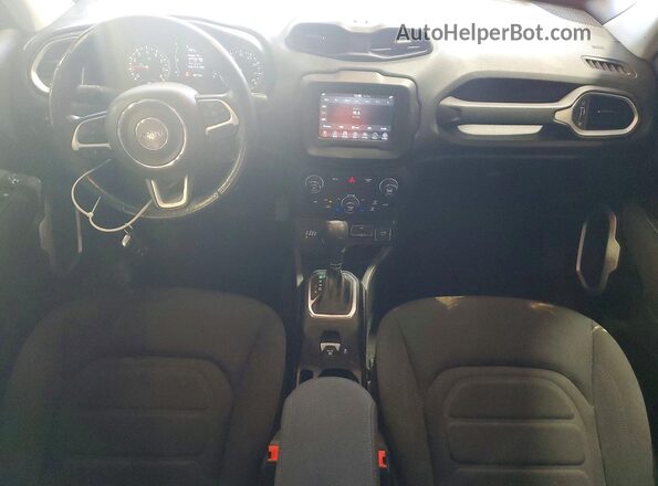 ZACNJBBBXLPL90288 2020 JEEP RENEGADE Синий Вид панели приборов