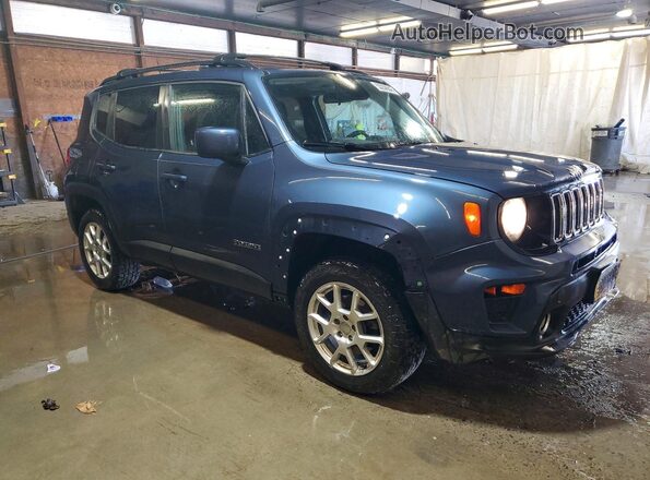 ZACNJBBBXLPL90288 2020 JEEP RENEGADE Синий Передняя правая четверть