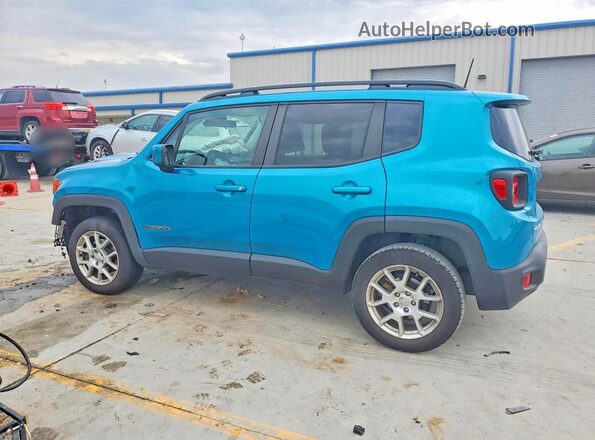 ZACNJBBBXLPL99444 2020 JEEP RENEGADE Turquoise Задня ліва чверть