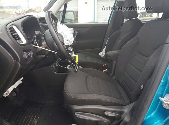ZACNJBBBXLPL99444 2020 JEEP RENEGADE Turquoise Вид салону спереду