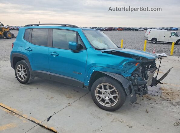 ZACNJBBBXLPL99444 2020 JEEP RENEGADE Turquoise Передня права чверть