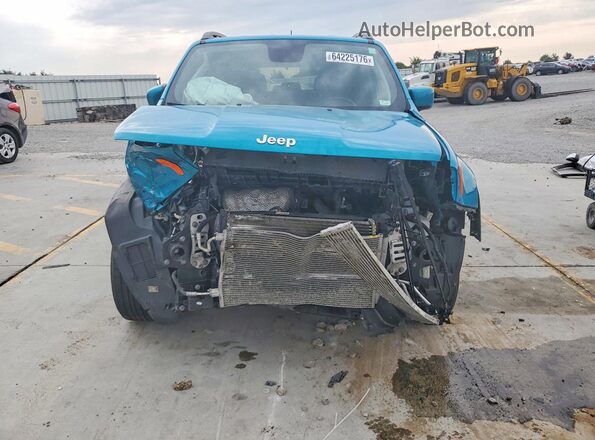 ZACNJBBBXLPL99444 2020 JEEP RENEGADE Turquoise Вид спереду