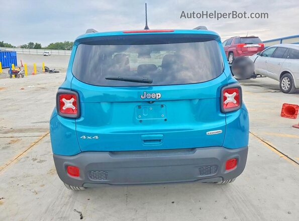 ZACNJBBBXLPL99444 2020 JEEP RENEGADE Turquoise Вид ззаду